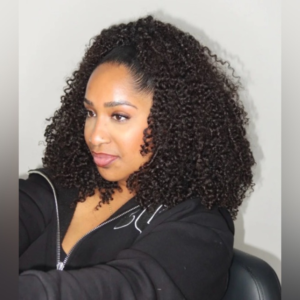 RAISA BEAUTY STUDIO Kinky Curls Half Wig